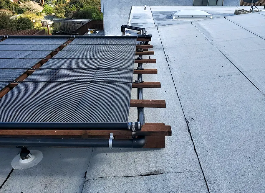 Solar Collector installation 17